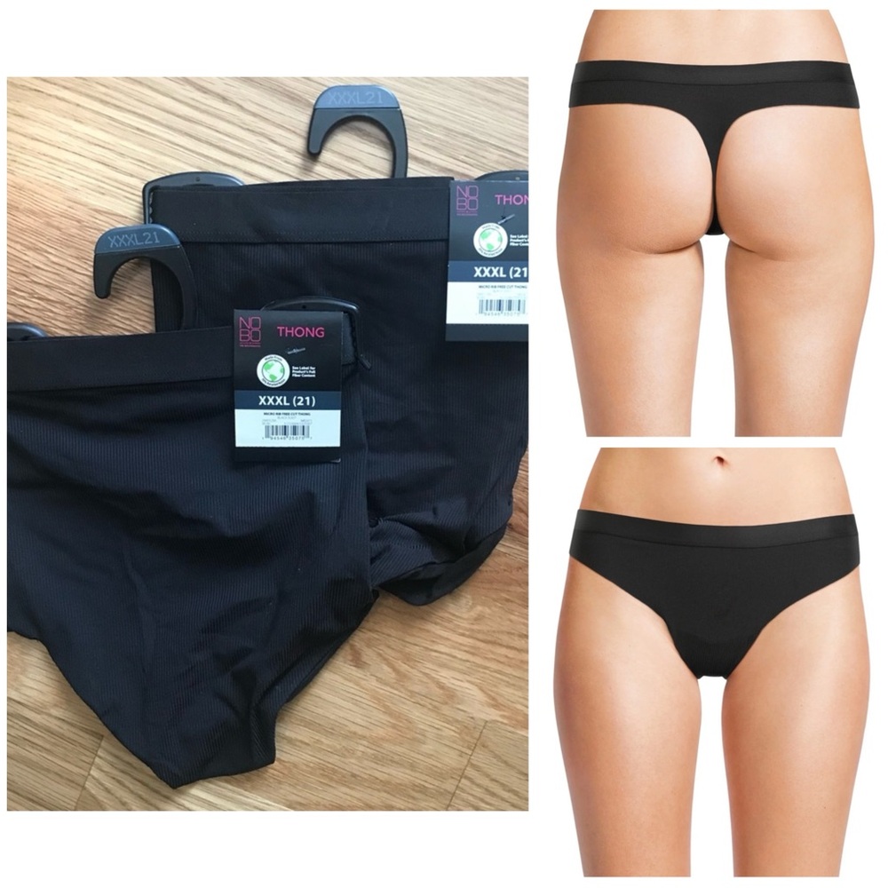 NEW 2 No Boundaries Micro THONG Panties NWT